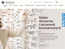 Tablet Screenshot of optyk-wroclaw.com